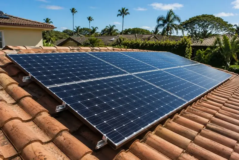 Installation de panneaux solaires à Ligné